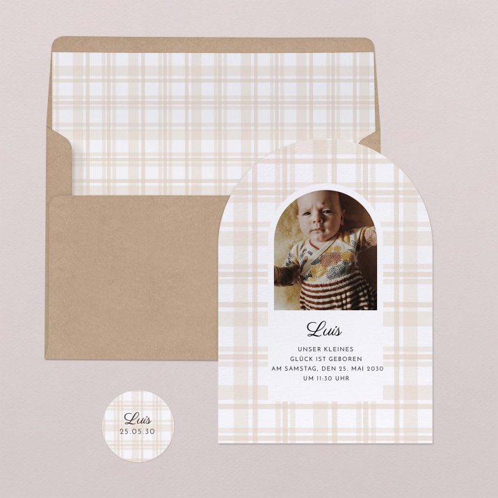 Beige Tartan
