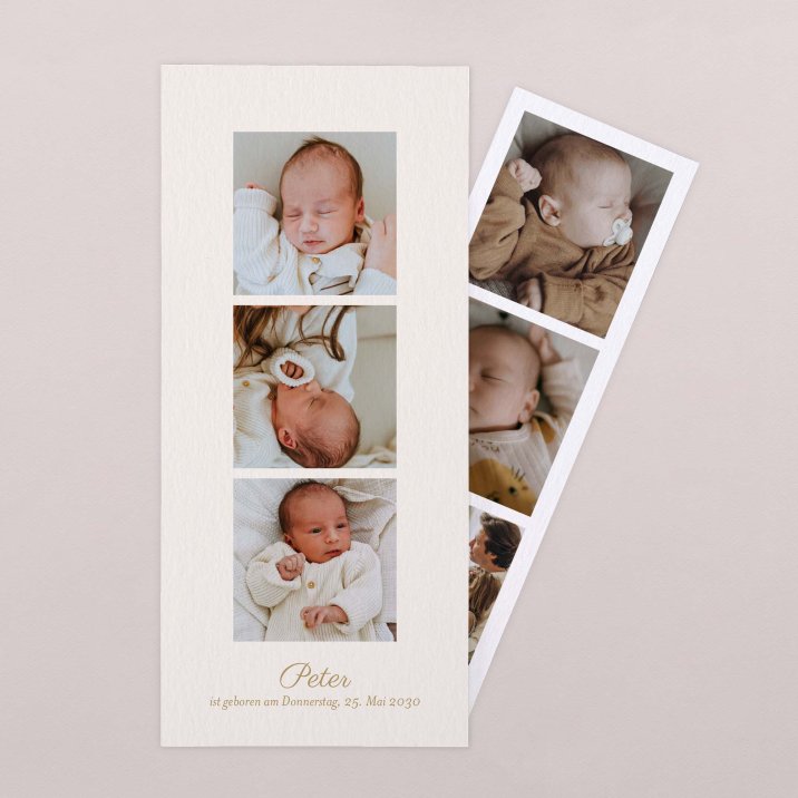 Fotostreifen - ocker