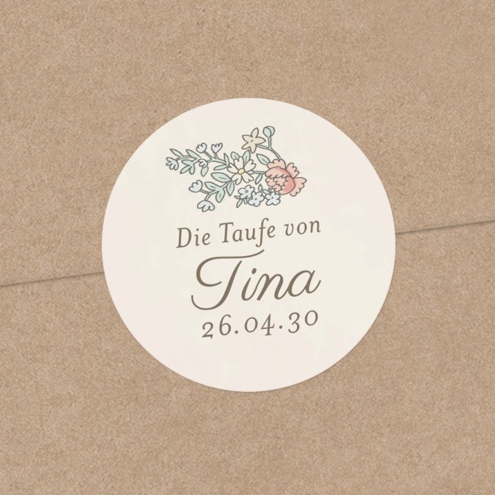 Mein erstes Porträt - rosa