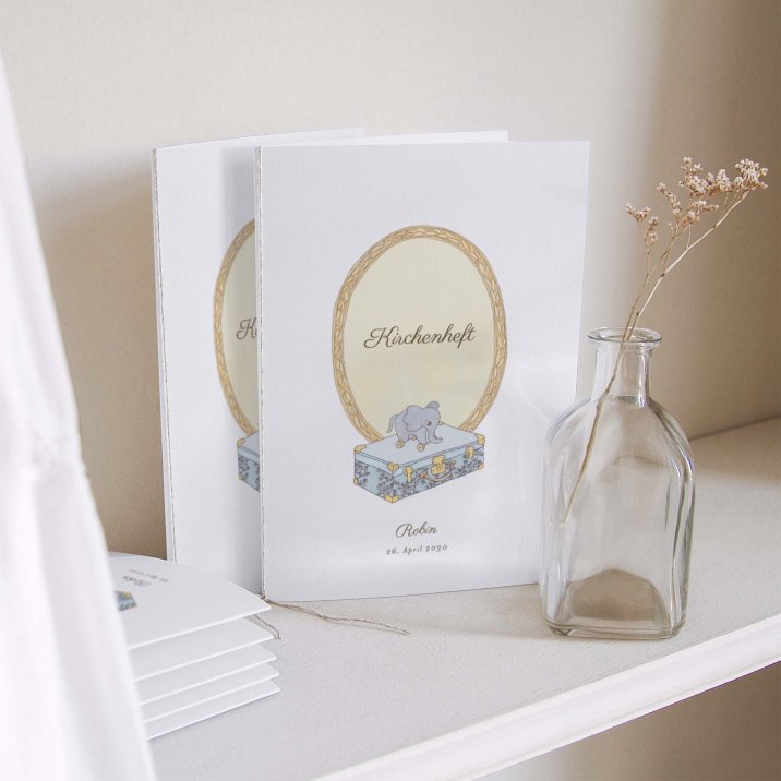 Mein erstes Porträt - blau