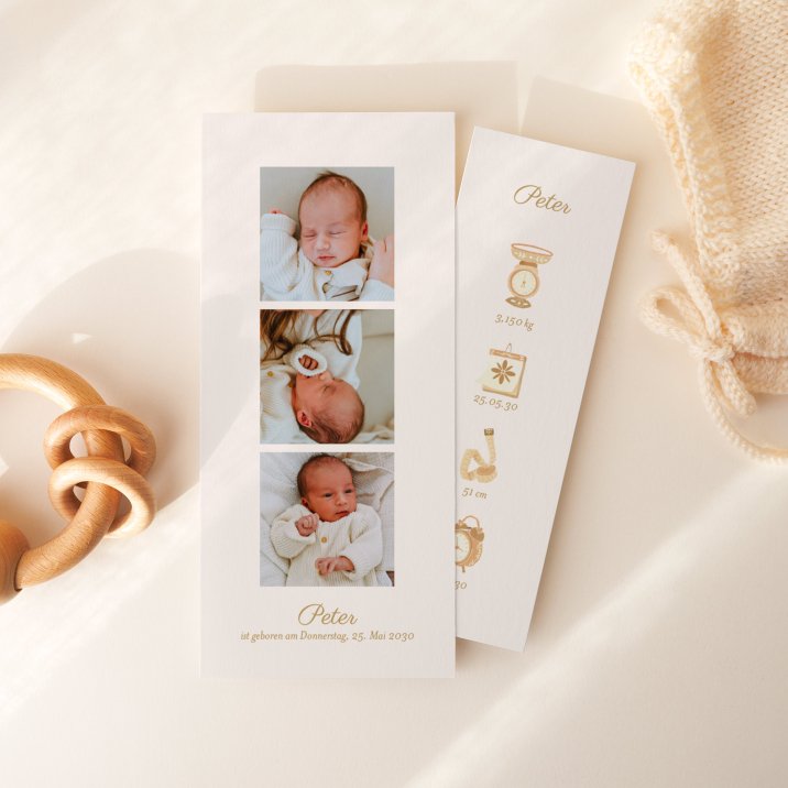 Fotostreifen - ocker