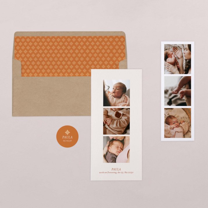 Fotostreifen-Terrakotta