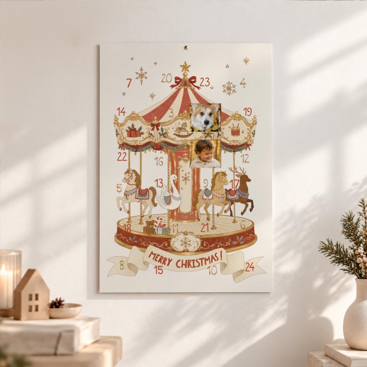Adventskalender Weihnachtskarussell