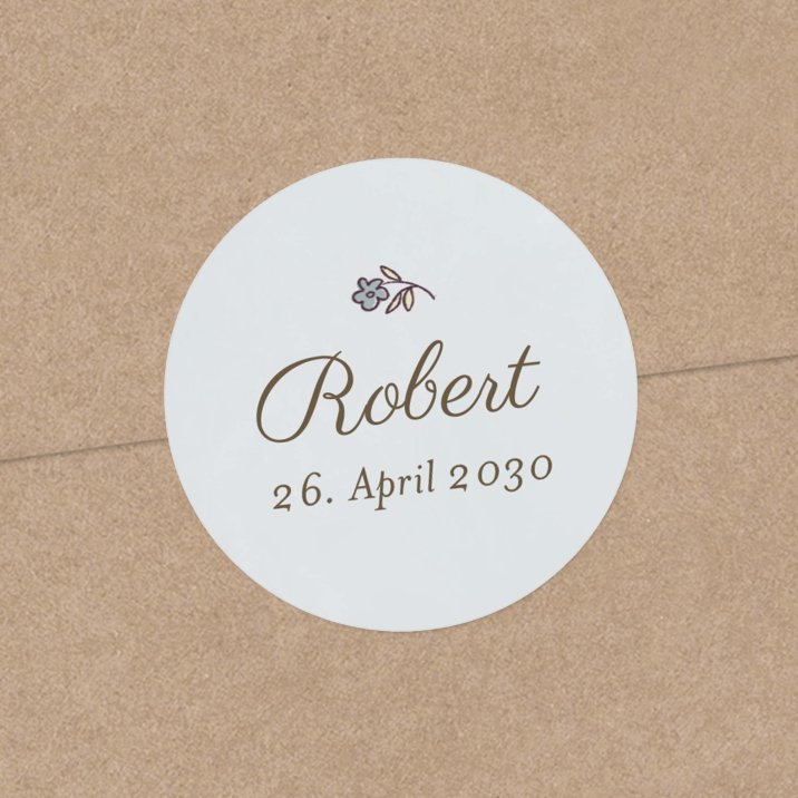 Mein erstes Porträt - blau