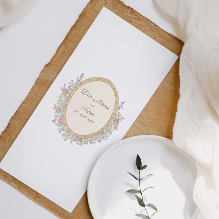 Mein erstes Porträt - rosa