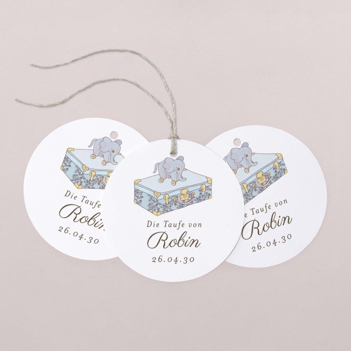 Mein erstes Porträt - blau