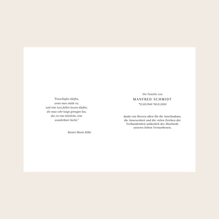 Minimalistischer Zweig