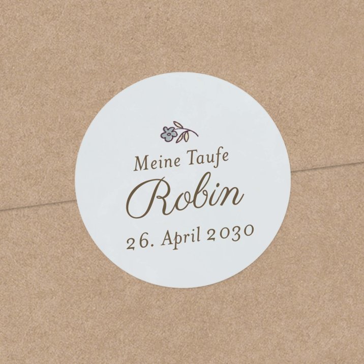 Mein erstes Porträt - blau