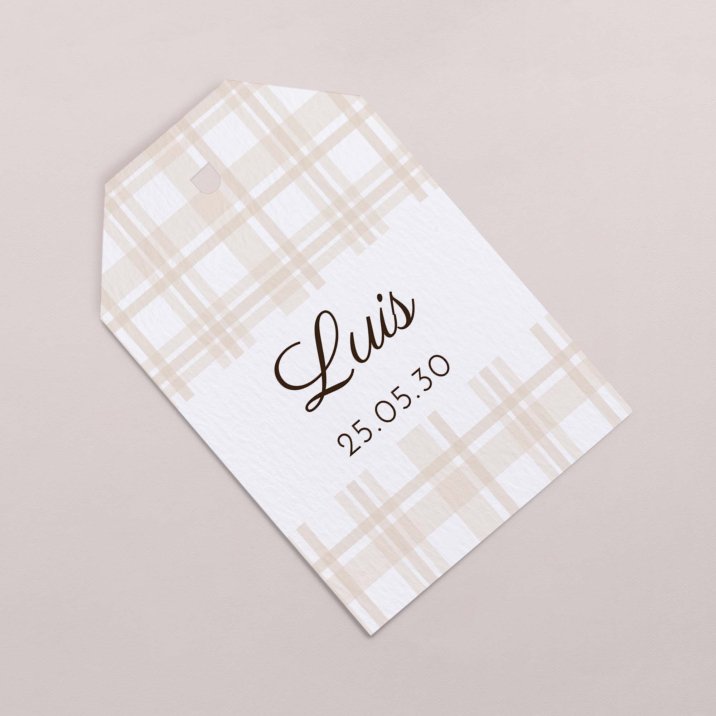 Beige Tartan