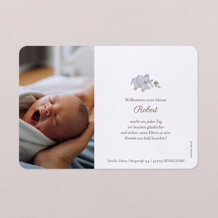 Mein erstes Porträt - blau