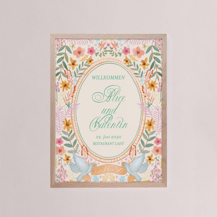 Pastel flowers