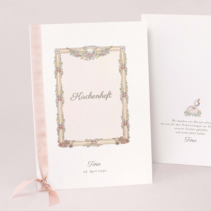 Mein erstes Porträt - rosa