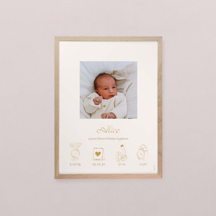 Fotostreifen - Gold