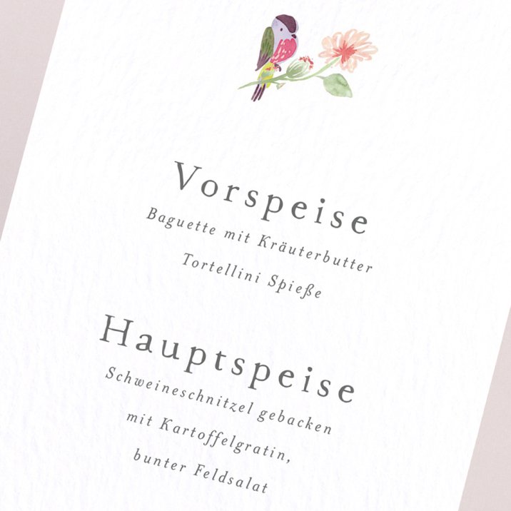 Vogelgezwitscher rose