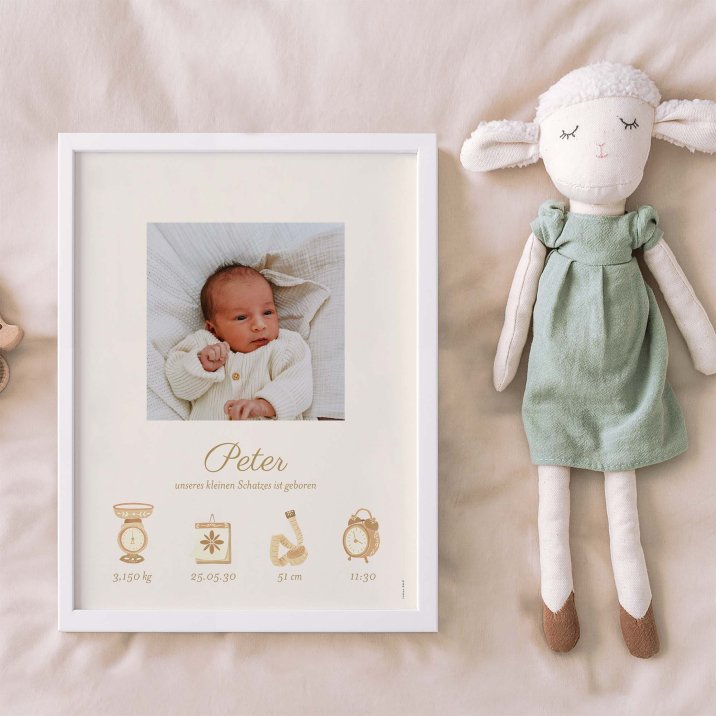 Fotostreifen - ocker