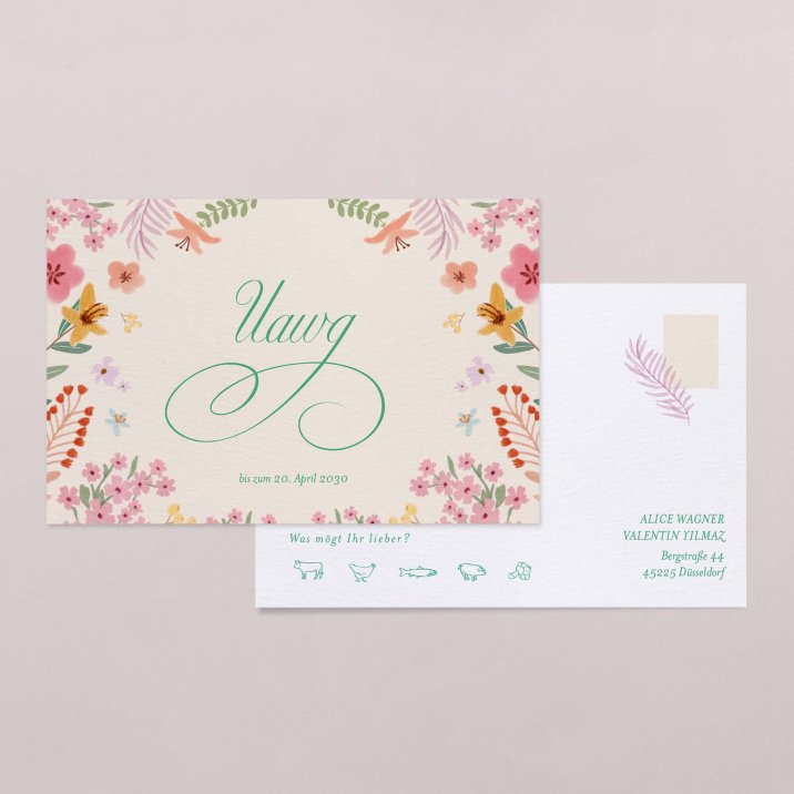 Pastel flowers
