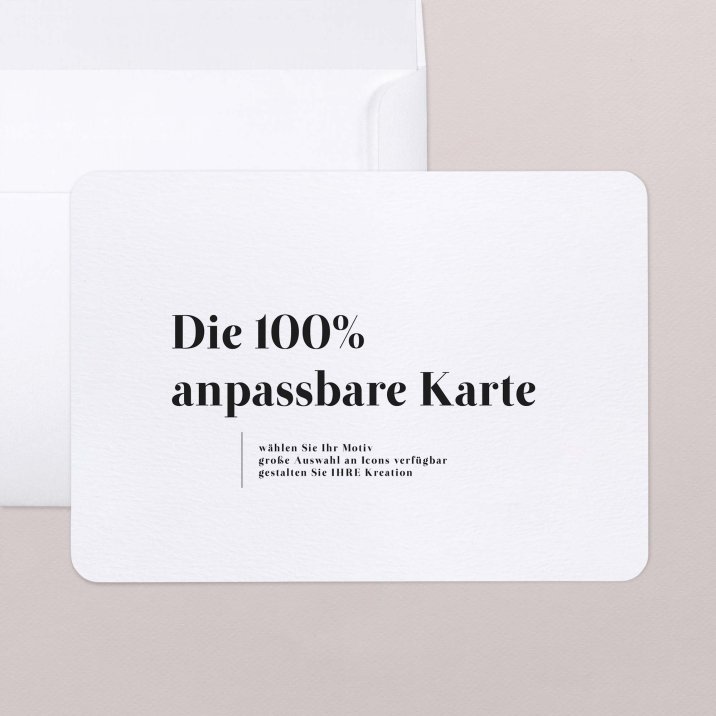 100% anpassbares Design