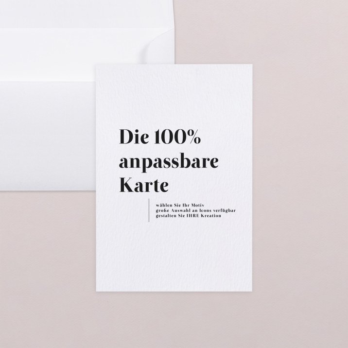 100% anpassbare Karte