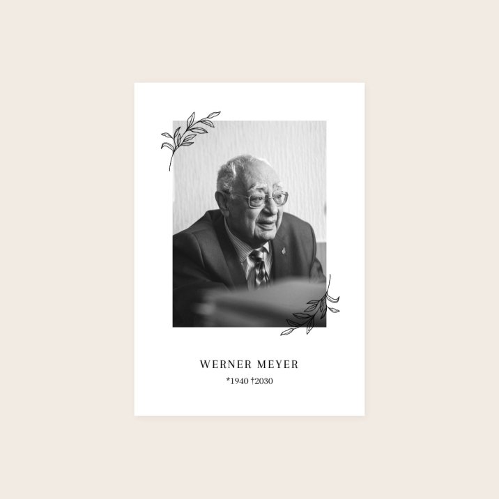 Minimalistischer Zweig