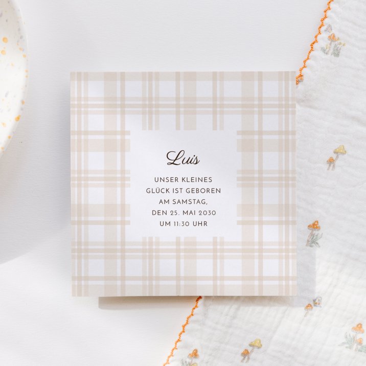 Beige Tartan
