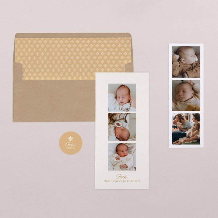 Fotostreifen - ocker