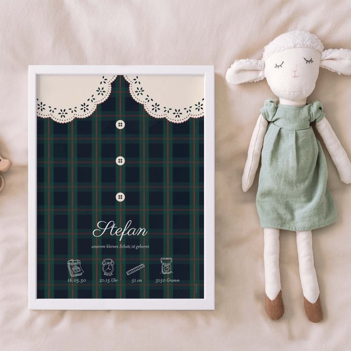 Claudine - tartan