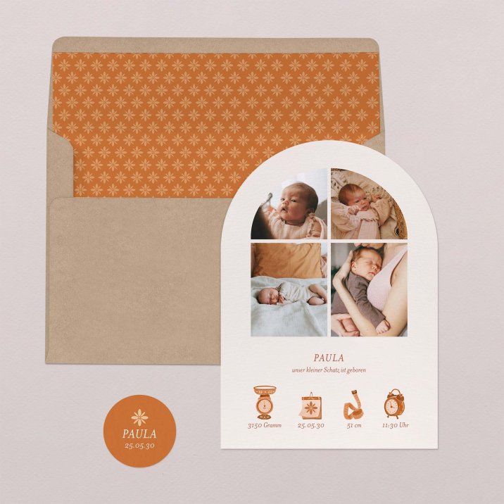 Fotostreifen-Terrakotta