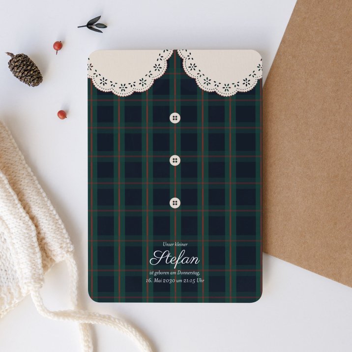 Claudine - tartan