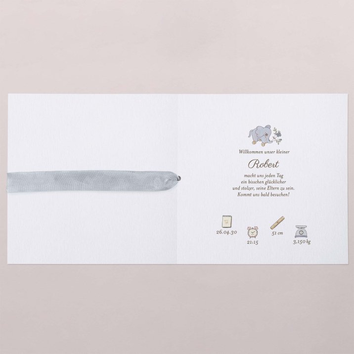 Mein erstes Porträt - blau