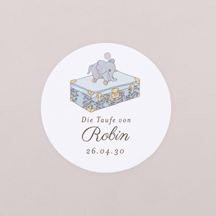 Mein erstes Porträt - blau