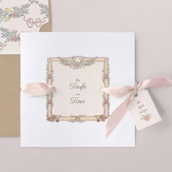 Mein erstes Porträt - rosa