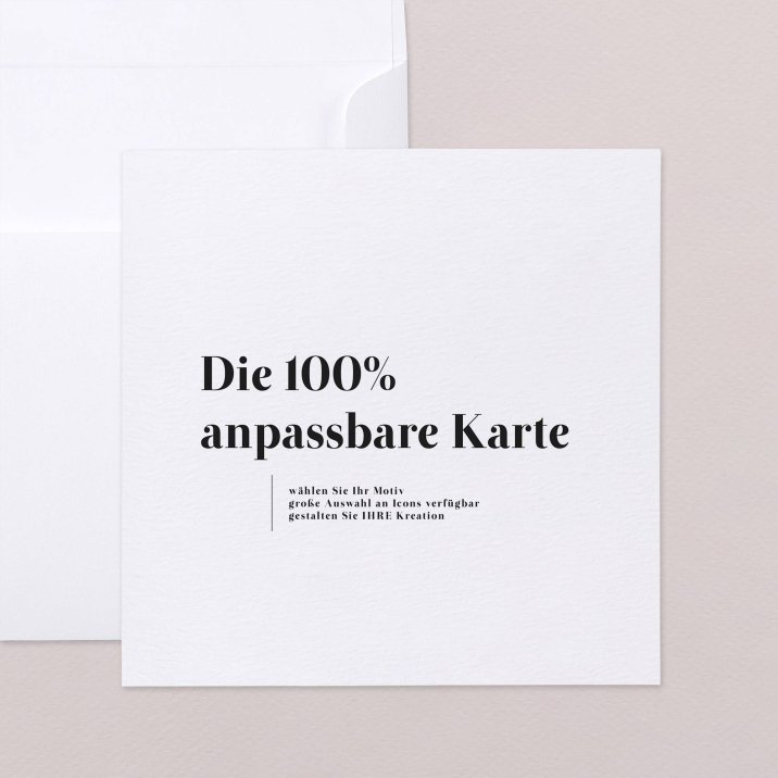 100% anpassbare Karte