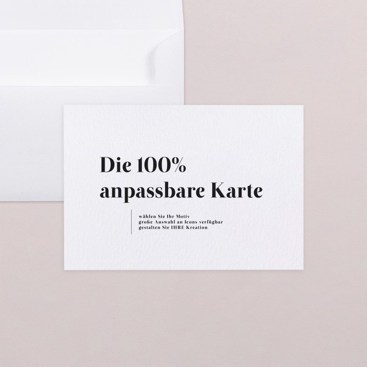 100% anpassbare Karte