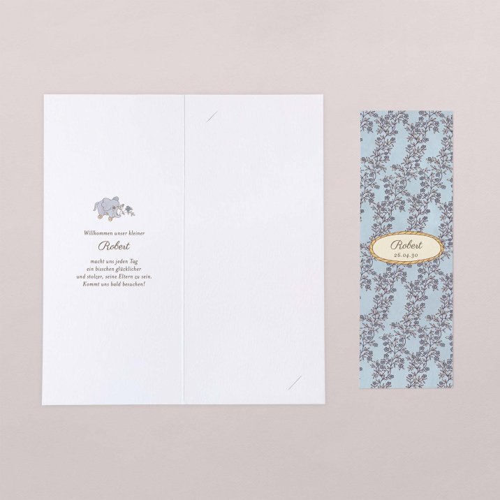 Mein erstes Porträt - blau