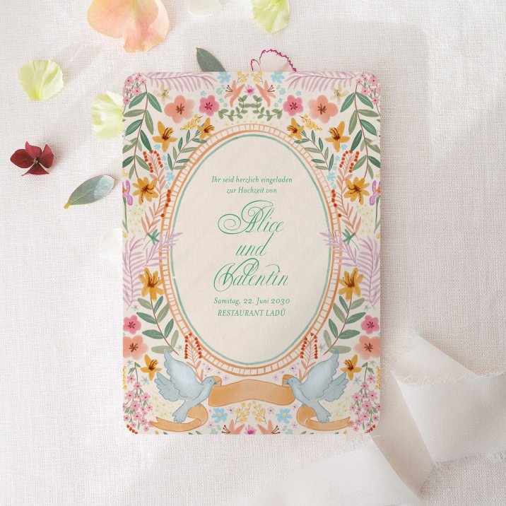 Pastel flowers