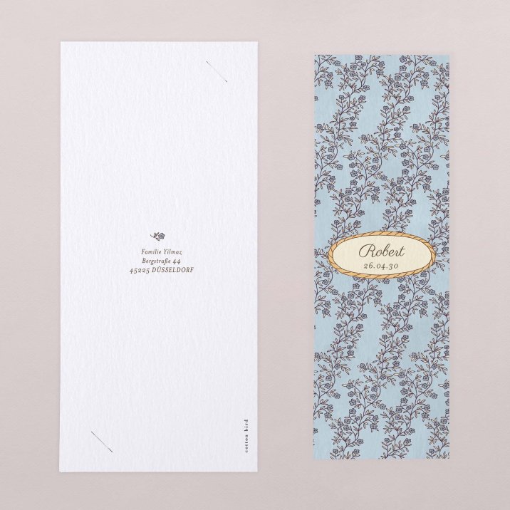 Mein erstes Porträt - blau