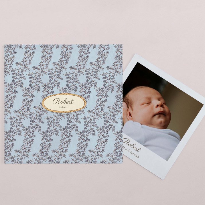 Mein erstes Porträt - blau