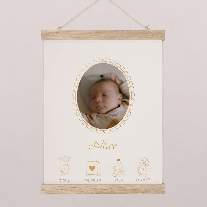 Golden frame